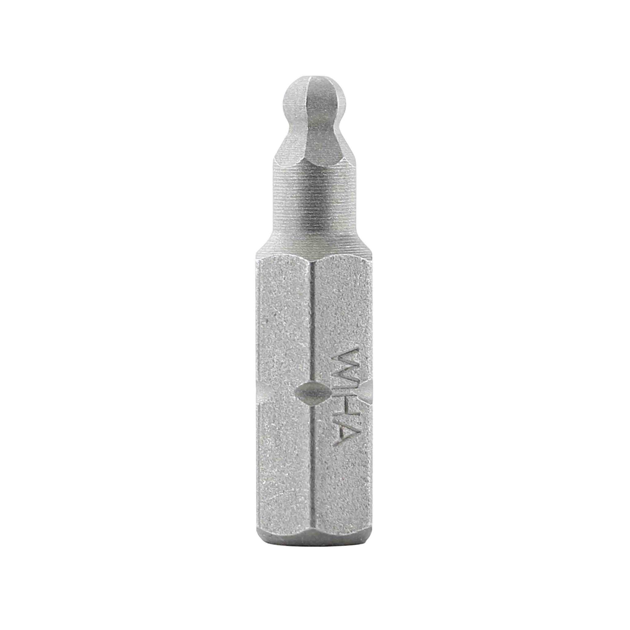 Ball End Hex Bit 1/8 – 25mm – 10 Pack